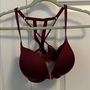 La SENZA Deep Red Strappy Bra